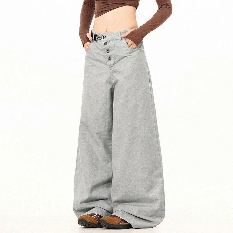 Block Belt Street Trousers