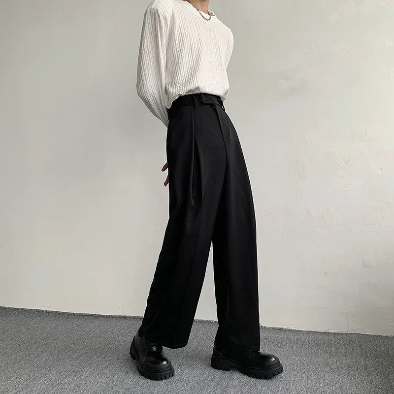 Black Oversized Dress Wide-Leg