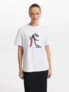 Classic Epoch Russian Style Patterned Fun Off-Duty T-Shirt