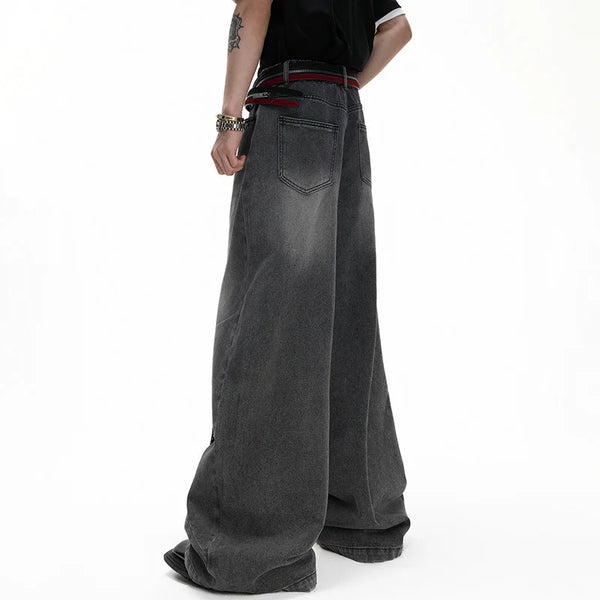 Luxury Sequin Mosaic Bell Leg Denim alternatif görünüm