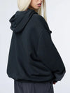 2000s Star-Patch Zip-Up Sweatshirt