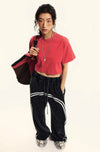 Kadın Güneş Baskılı Crop Tişört, yan görünüm — Navra Wear