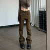 Vintage Brown Cargo Trousers