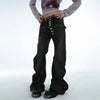 Tokyo Black Baggy Wide-Leg