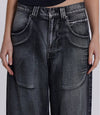 Vintage İspanyol Paça Jean Pantolon, önden görünüm — Navra Wear