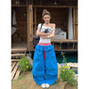 Quick Dry Lace-Up Wide-Leg