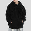 Kadife Basic Sweatshirt, model üzerinde — Navra Wear