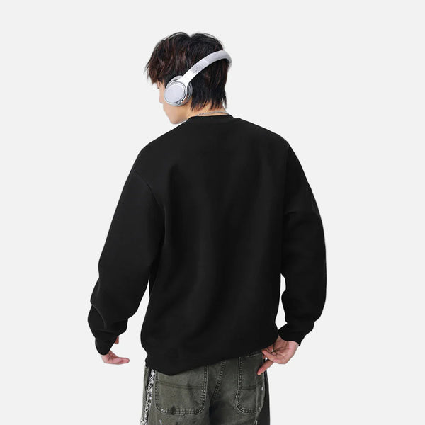 Equine Pattern Soft Crewneck alternatif görünüm