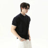 Flexible Pure-Hue Color Round Neck Weekend T-Shirt