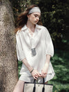 Linen Breeze Casual Summer Blouse