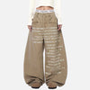 Premium Metro Khaki Relaxed Bell Leg Denim