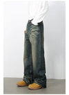 High-end Relaxed Denim Bell Leg Denim