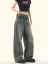 Gradual Change Rinse Blue Denim