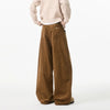 Oversized Cord Straight Trousers