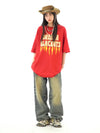 Heritage Faded Oversized Bell Leg Denim