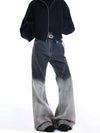 Bootcut Degrade Jean Pantolon, yakın çekim — Navra Wear