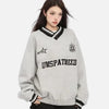 Varsity Stitch Hip Throwback Top