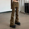 Vintage Brown Cargo Trousers