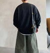 Y2K Hip-Hop Baskılı Oversize Sweatshirt, yakın çekim — Navra Wear