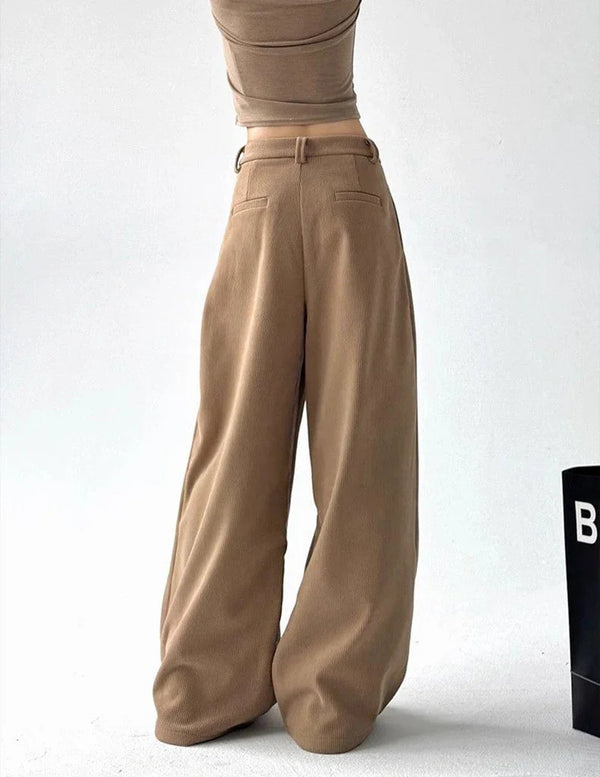 Kadın Vintage Wide Leg Jogger alternatif görünüm