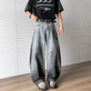 Plush Seoul Style Ombre Bell Leg Denim