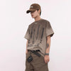Faded Era Stone-Rinsed Illustrated Print Short Sleeve T-Shirt