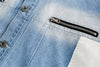 Graphic Washed Denim Jacket
