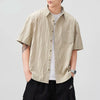 Breezy Solid Comfortable Summer Button Top