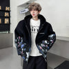 Dark Dye Drop Hood Sweatshirt