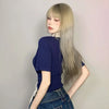 Women Slim Fit Letter Visual Short Sleeve T-Shirt