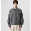 Fine Line Stripe Boxy Fit Long Shirt