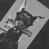 Faded-Wash Black Boxy-Fit Hound T-Shirt