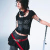Shinjuku Digital-Age Tattoo Print T-Shirt