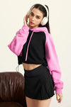 Women's Brick Colorblock Cropped Sweatshirt