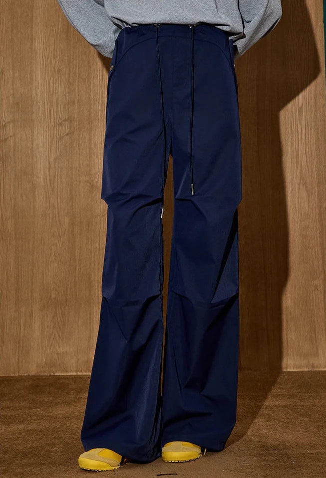Wide Leg Beli Lastikli Jogger, önden görünüm — Navra Wear