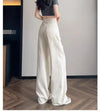 Diamond White Breathable Bell Leg Denim