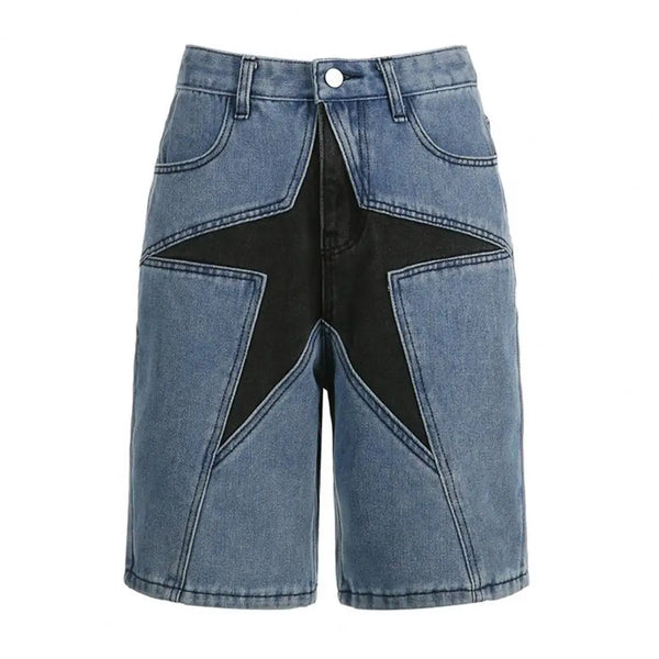 Constellation Patchwork Shorts alternatif görünüm