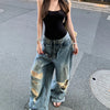 Heritage Western Style Classic Torn Relaxed Denim