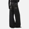 Western Style Stitchwork Bell Bell Leg Denim