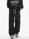 Solid Casual Relaxed Wide Leg Street Pants