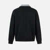 Panel Contrast Fleece V-Neck