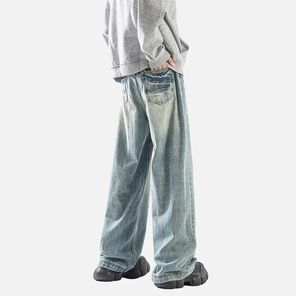 2000s Metro Seoul Style Relaxed Denim alternatif görünüm