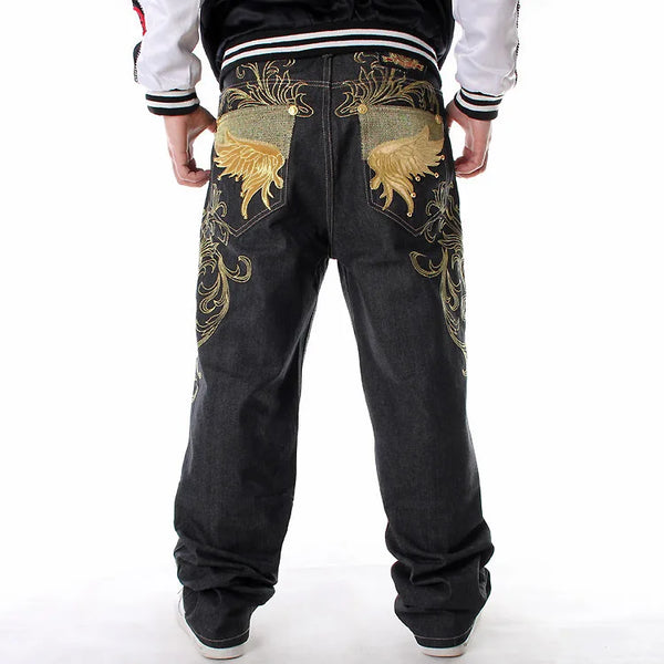 Stitched Spliced Classic Fit Denim alternatif görünüm