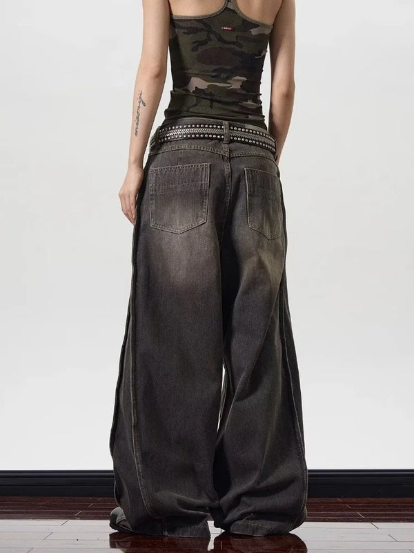 Heritage Black Rinse Relaxed Denim alternatif görünüm