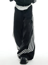 Bol Kesim Çizgili Jogger, arka görünüm — Navra Wear