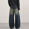 Mosaic Faded Bell Leg Washing Denim