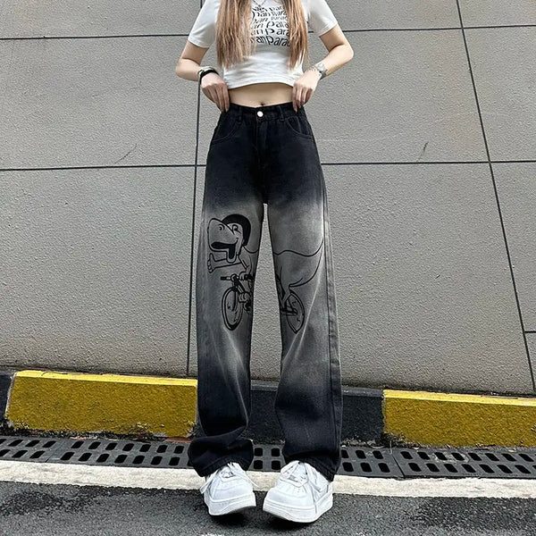 Cozy Sleek Ombre High-Rise Denim alternatif görünüm