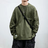 Oversize Basic Sweatshirt, kombin görünüm — Navra Wear