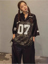 Women's Urban Cover-Pattern Athletic T-Shirt