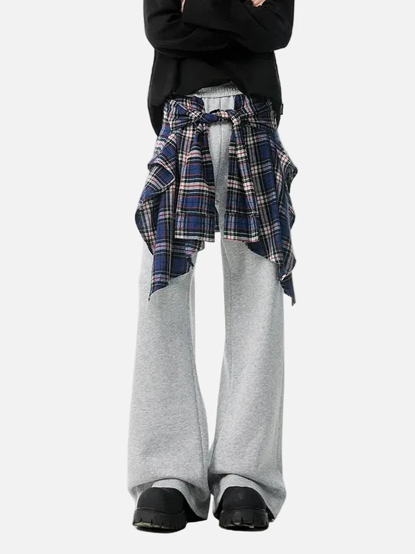 Vintage Ekose Jogger, önden görünüm — Navra Wear